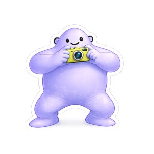 XL Focus Cameraman Sticker